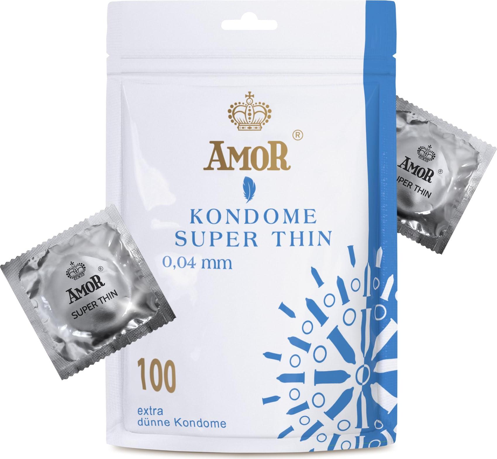 AMOR Premium Kondome Super Thin 0,04, 100 Stck, Extra