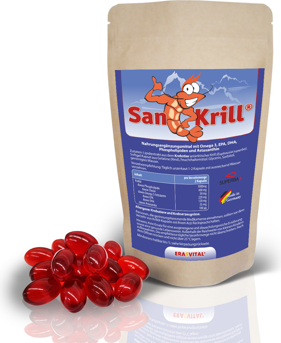 SVITA Manufaktur SanKrill® KRILL ÖL 60 Kapseln ERAKRILL60