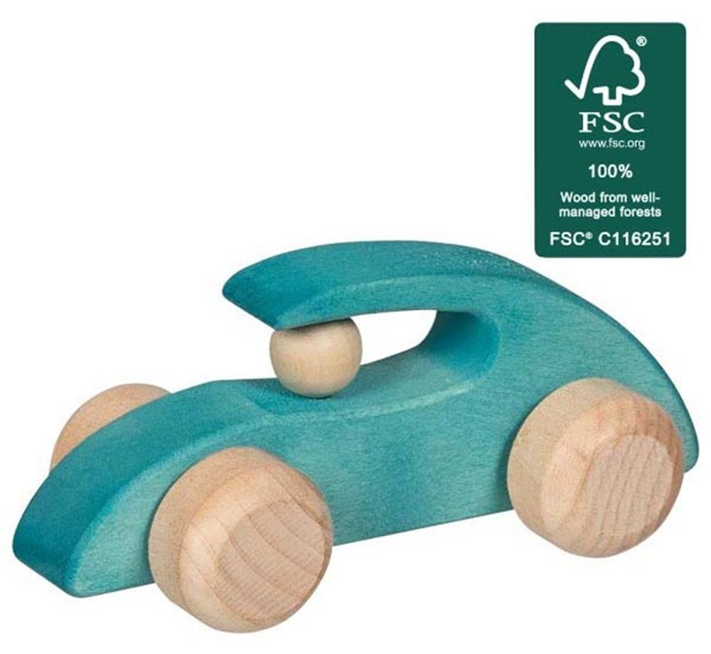 Goki Holzspielzeug Rennauto -Holz - pädagogisches Spielzeug GK55840