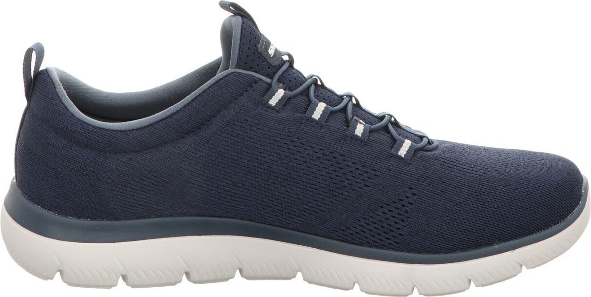 Skechers Pánske športové papuče s gumovou podrážkou Blue
