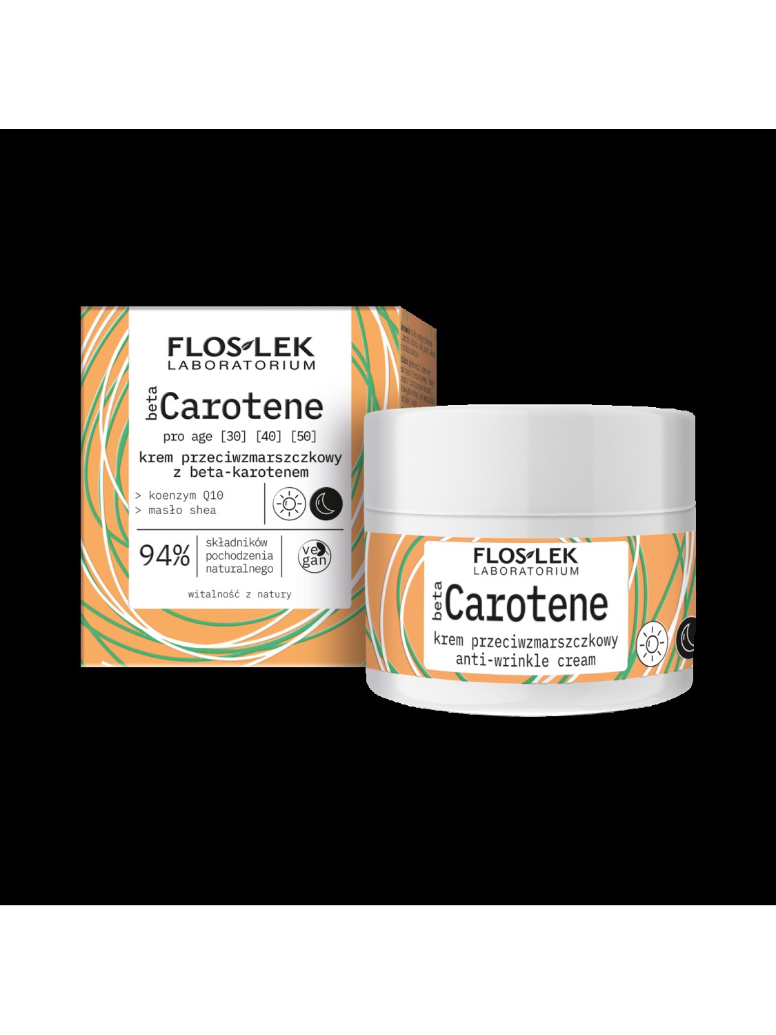 Claresa betaCAROTEN Anti-Falten-Creme mit Beta-Carotin für Tag und Nacht 50 ml