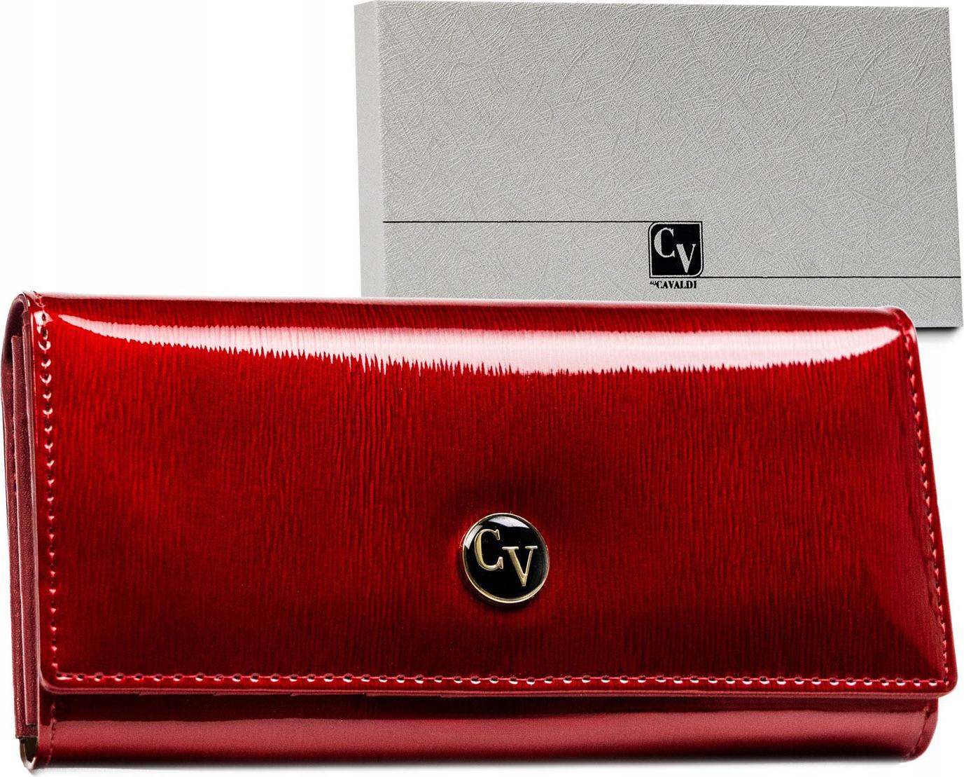 SH Lederwaren Damen Leder Geldbörse H22-1-SH-1137 Rot