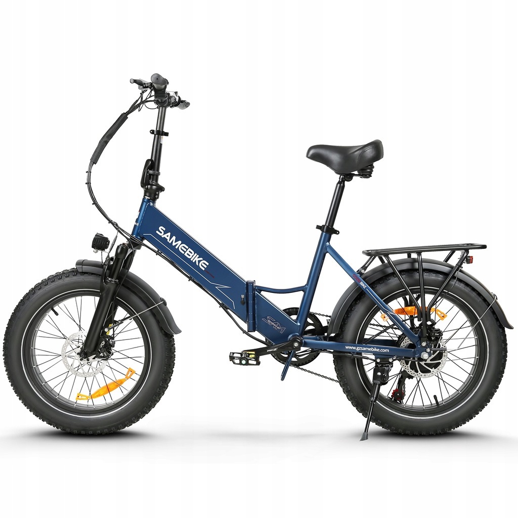 Skladací elektrický bicykel pre dospelých Urban Samebike LOTDM200-II 48V 13Ah 80km 20*4.0" Blue