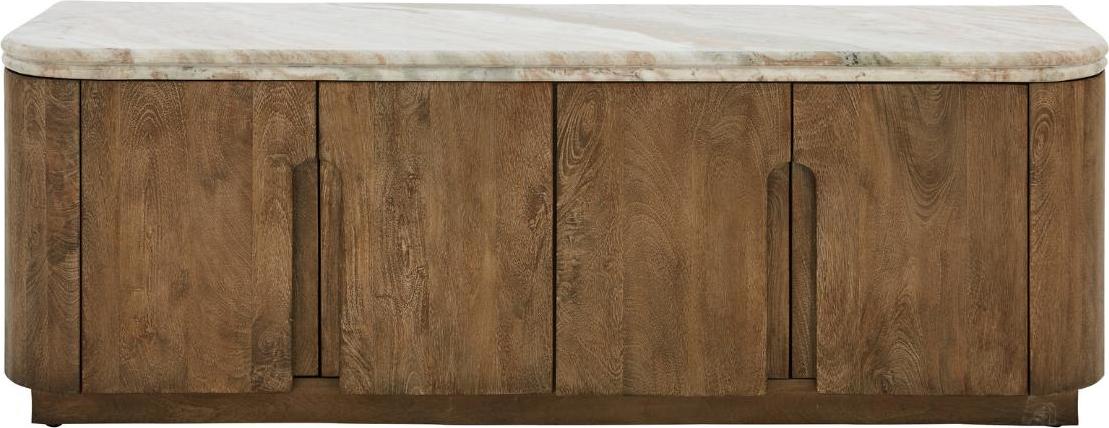 Signature TV-Möbel aus Massivholz und Marmor BUREN BIA008-SIGNATURE