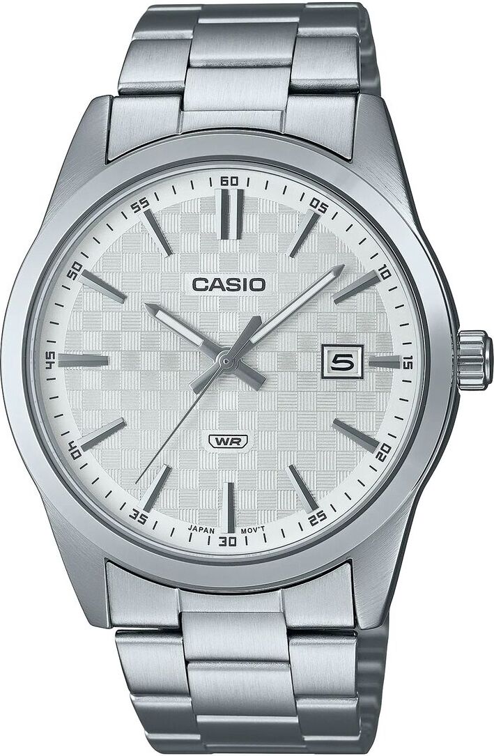 Pánske hodinky Casio DATE CARBON LOOK DIAL -SILVER (Ø 41 mm)