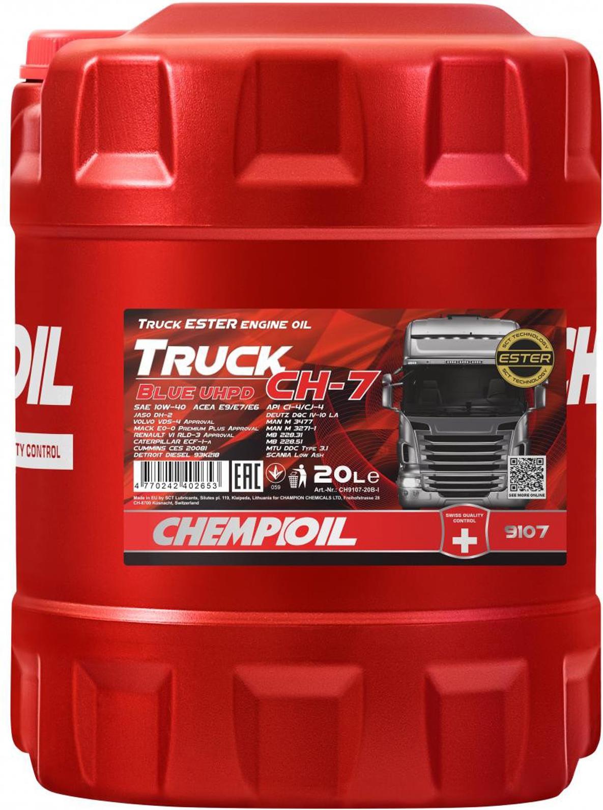 Motoröl CHEMPIOIL CH-7 UHPD LS 10W40 20L