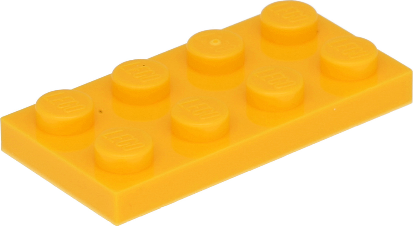 Lego® 1 ks 3020 Dosky Dosky 2x4 Časť Basic 1 Svetlá svetlooranžová