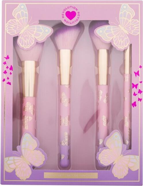 Revolution I Heart Revolution I Heart Revolution Pinselset mit Schmetterlingsmotiv