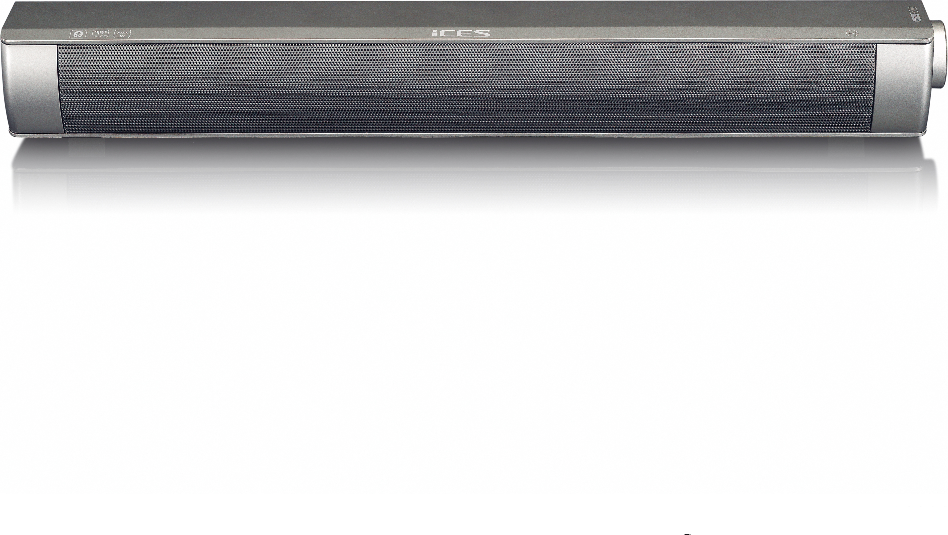 Ices ISB-020 - Mini Soundbar - Bluetooth® - Nabíjateľná batéria - Čítačka kariet SD
