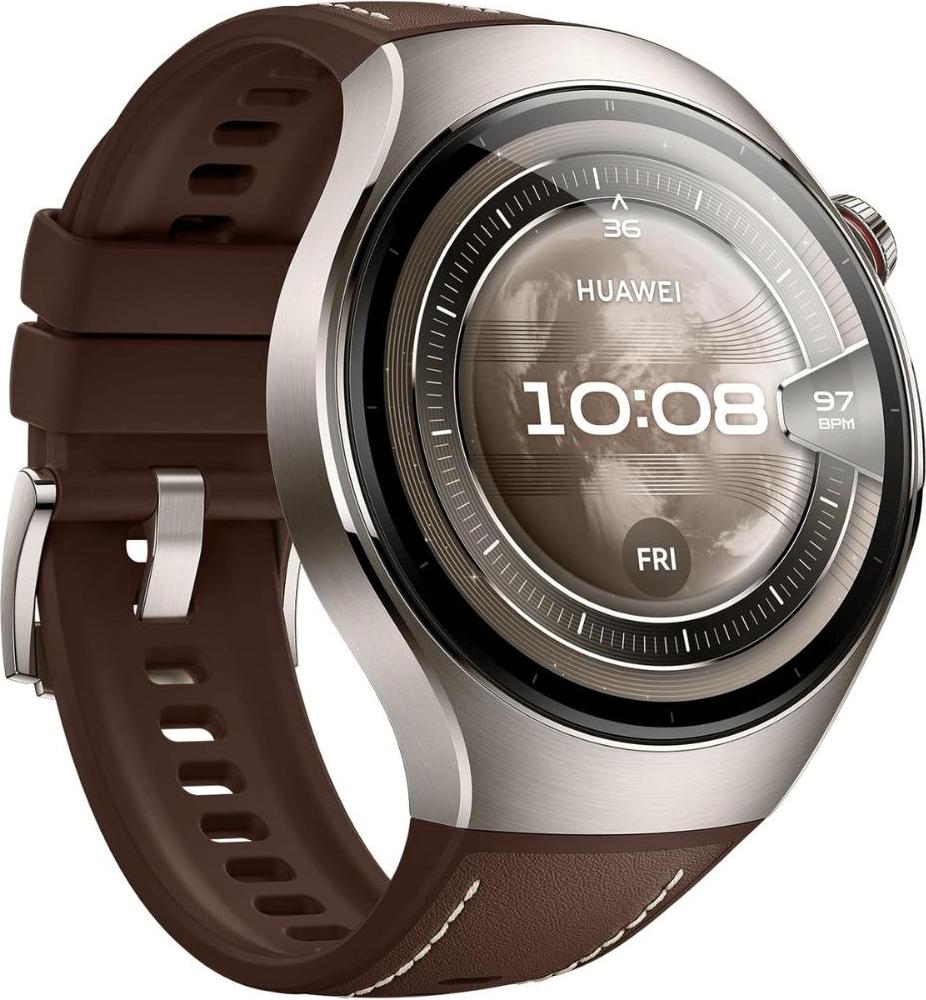 Huawei Watch 5 (46mm) | Smart watch | AMOLED | 1.5 inches | Waterproof | Brown