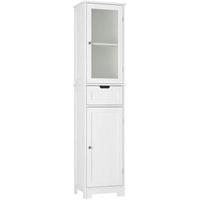 OEM Wit Vrijstaande Badkamerkast mit Laden und Türen, 40x30x170cm, verstelbar 2026