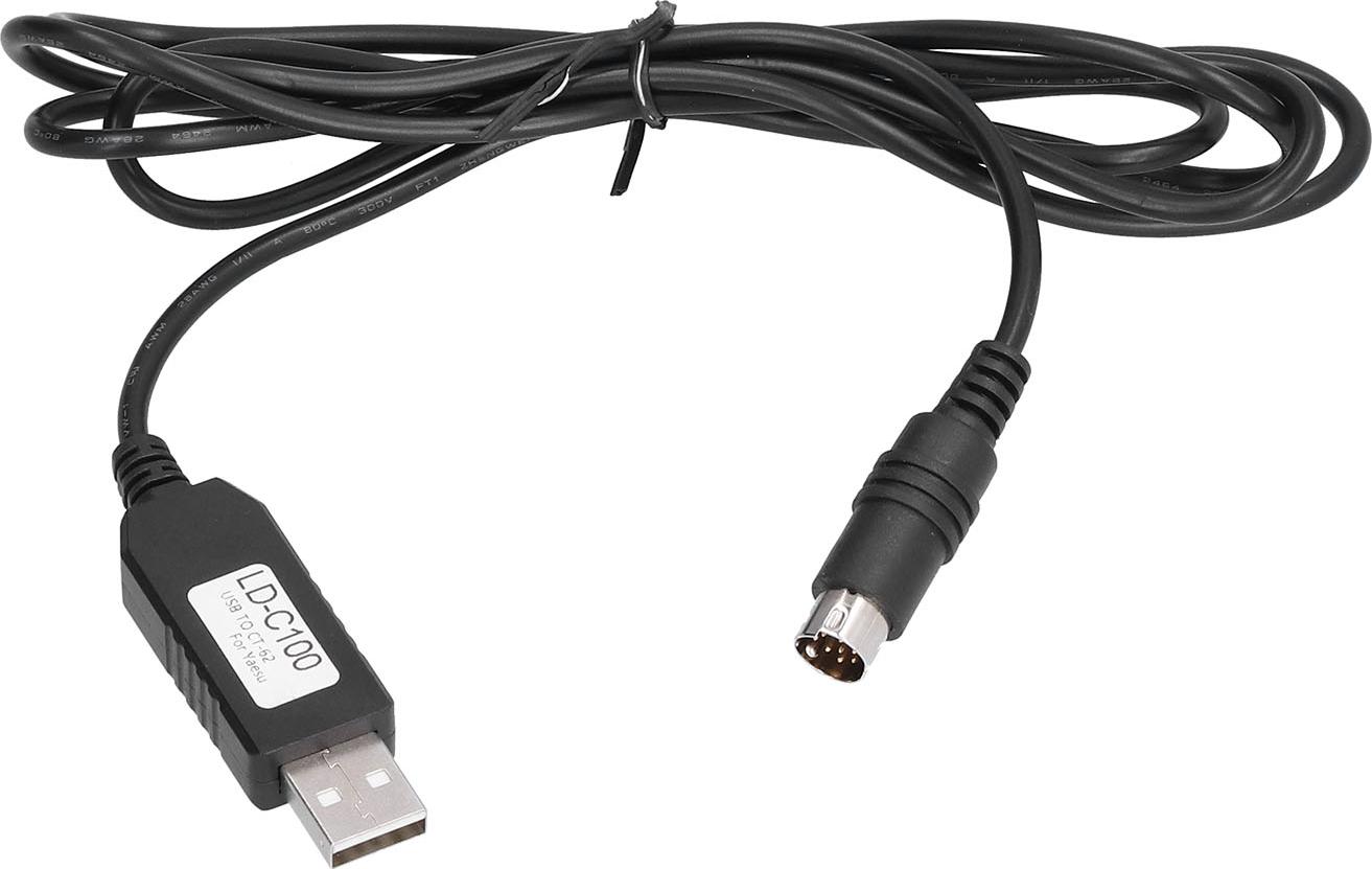 TWO TREES USB-Programmierkabel/Funkdatenleitung für Yaesu FT100, FT817ND, 857D, 897D, 100D, LDC100CT62