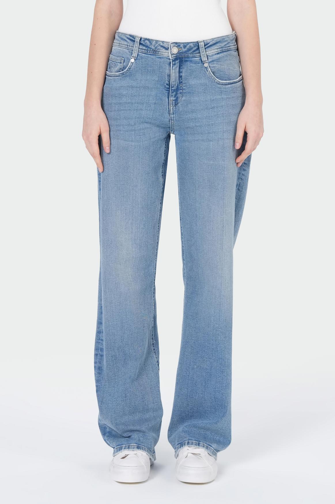 MOD JEANS NICOLA WIDE LEG light blue SP26-NICOLA.10082 W25 L30