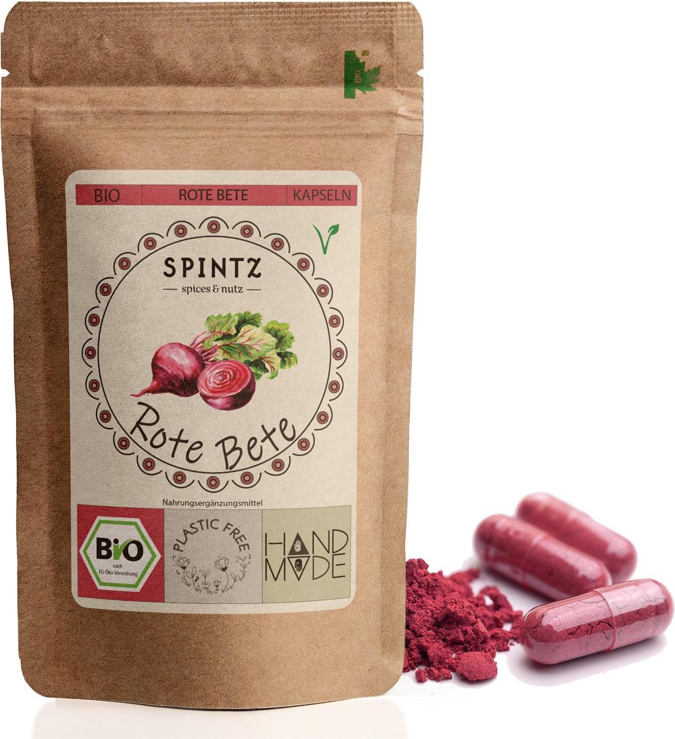 Spintz Rote Bete Kapseln 180 Stk SPINTZ-Bio-Rote-Beete-Kapseln-180 Stk.
