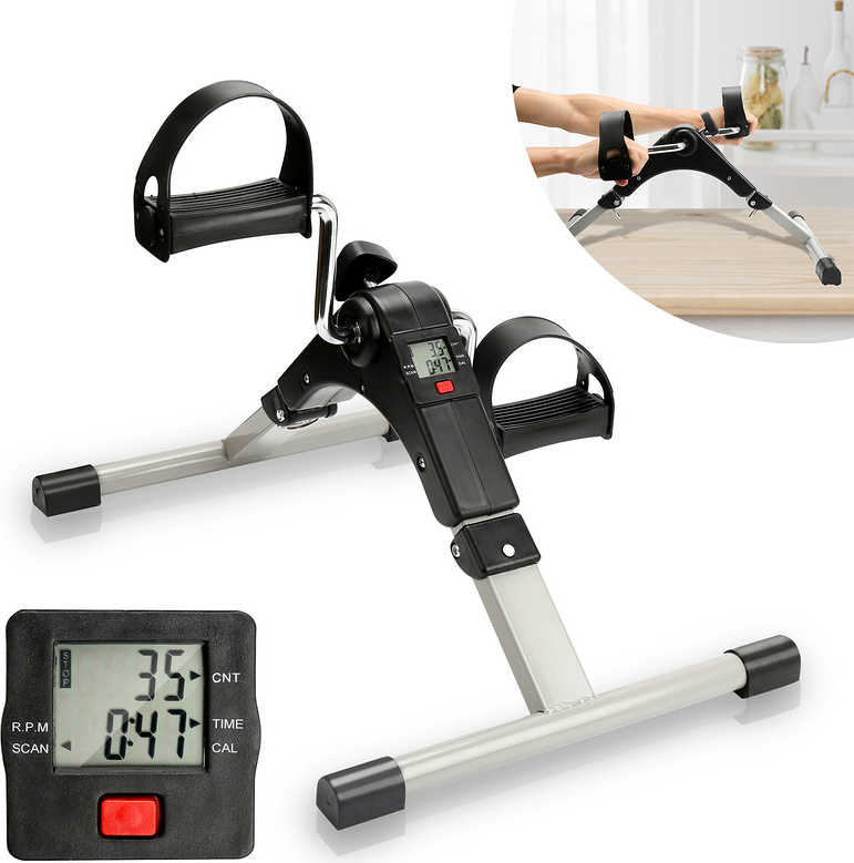 Fiqops Mini Heimtrainer Fahrrad Cardiotraining Radfahren Indoor Bike Speedbike Home LCD RL-SG6899-1-DCw