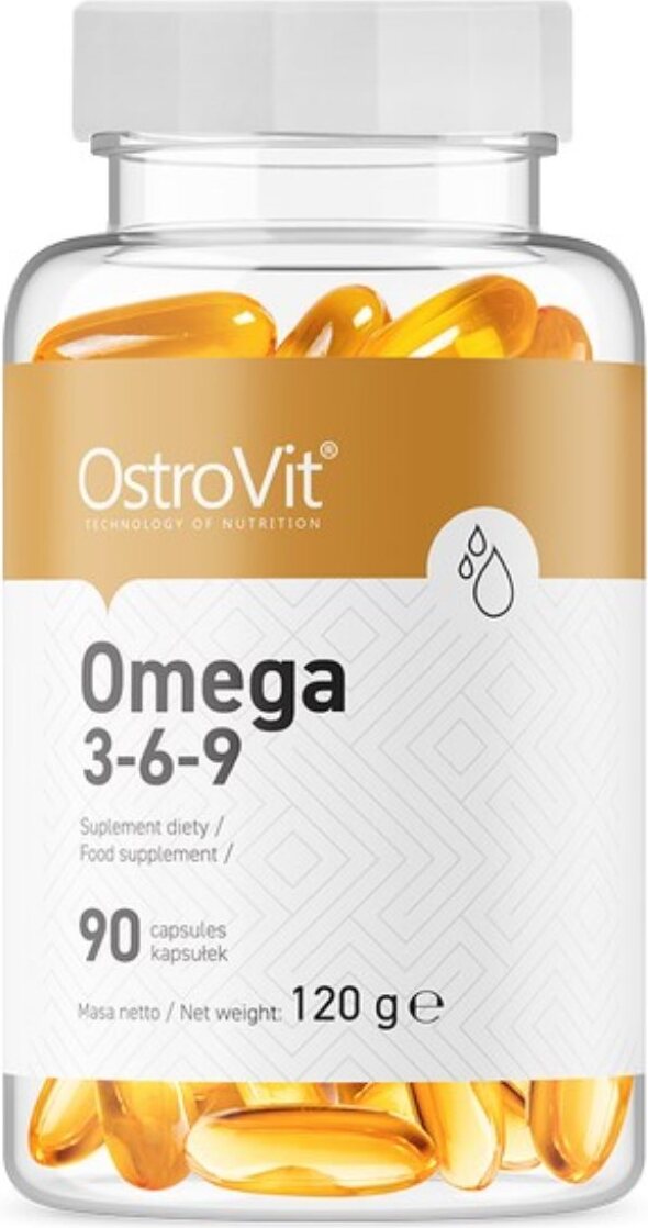 OstroVit, Omega 3-6-9, 90 Kapseln - Langfristig! BI9039
