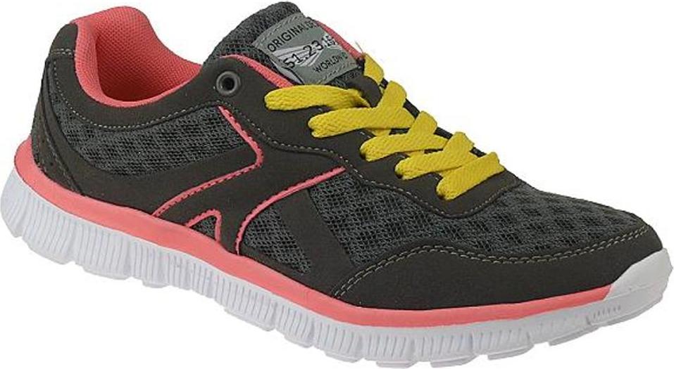 6100-Idana IDANA federleichter sportlicher Sneaker grau-EUR 39