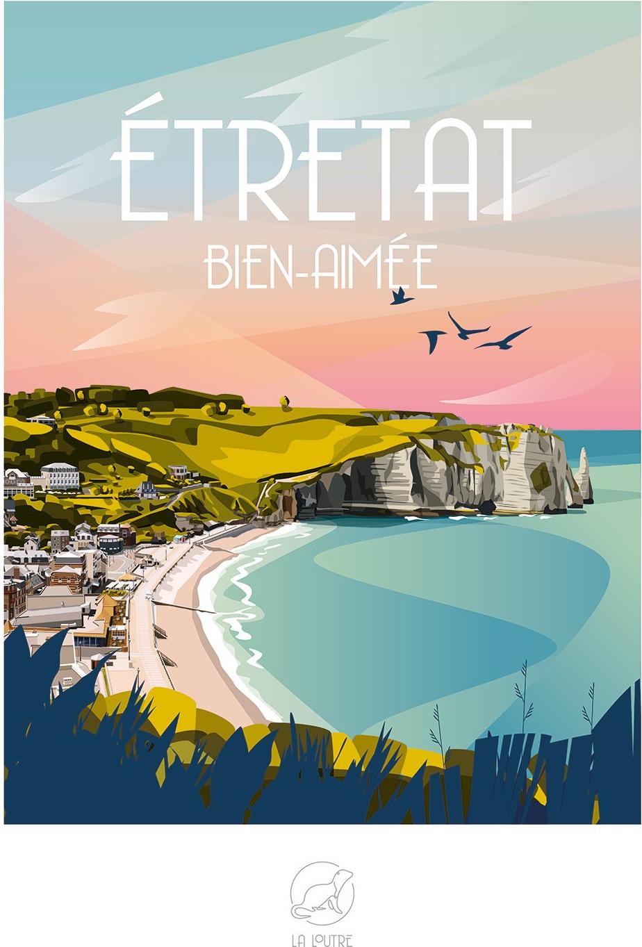 La Loutre puzzels La Loutre Puzzle ETRETAT Bien-Aimée - 1000 Teile Puzzle-Spiel 33814