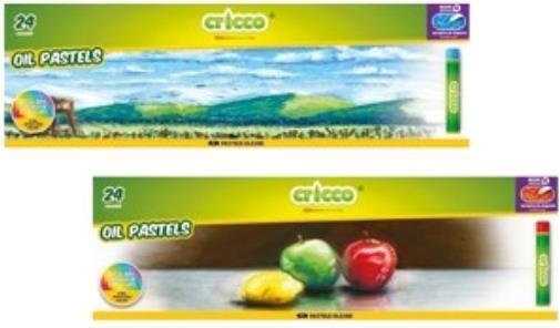 Ölpastellkreide 24 Farben CRICCO