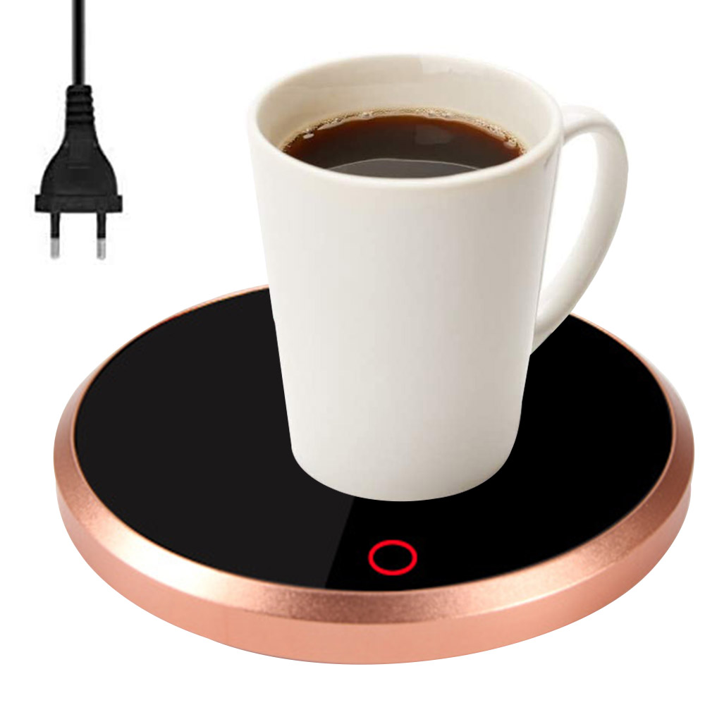 01 FTVOGUE Hölzerne Korn-elektrische Kaffeetasse-Wärmer-Auflagen-Tee-Tassen-Heizung für Büro-Hauptgebrauch