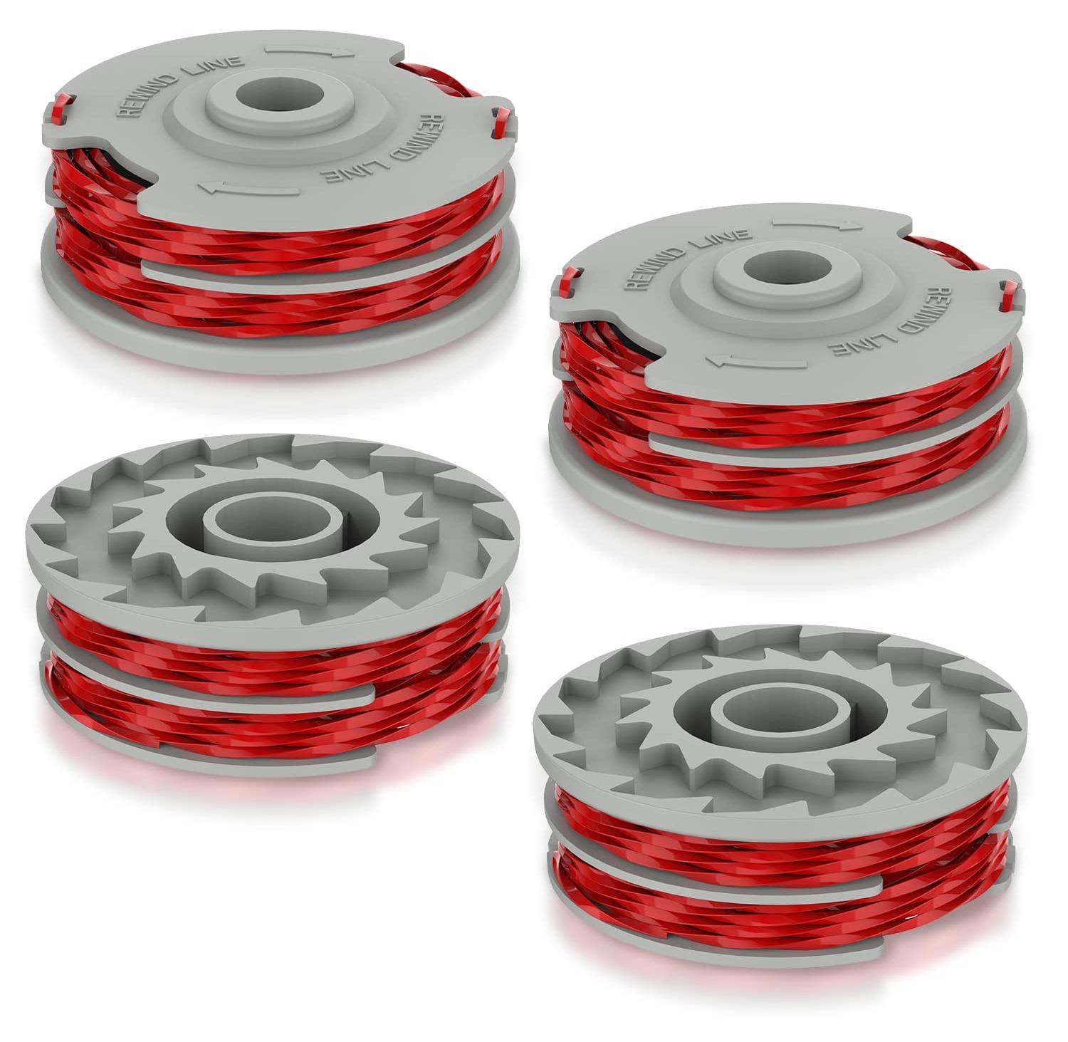 OEM Trimmerspule (4 Stück), automatischer Fadenvorschub