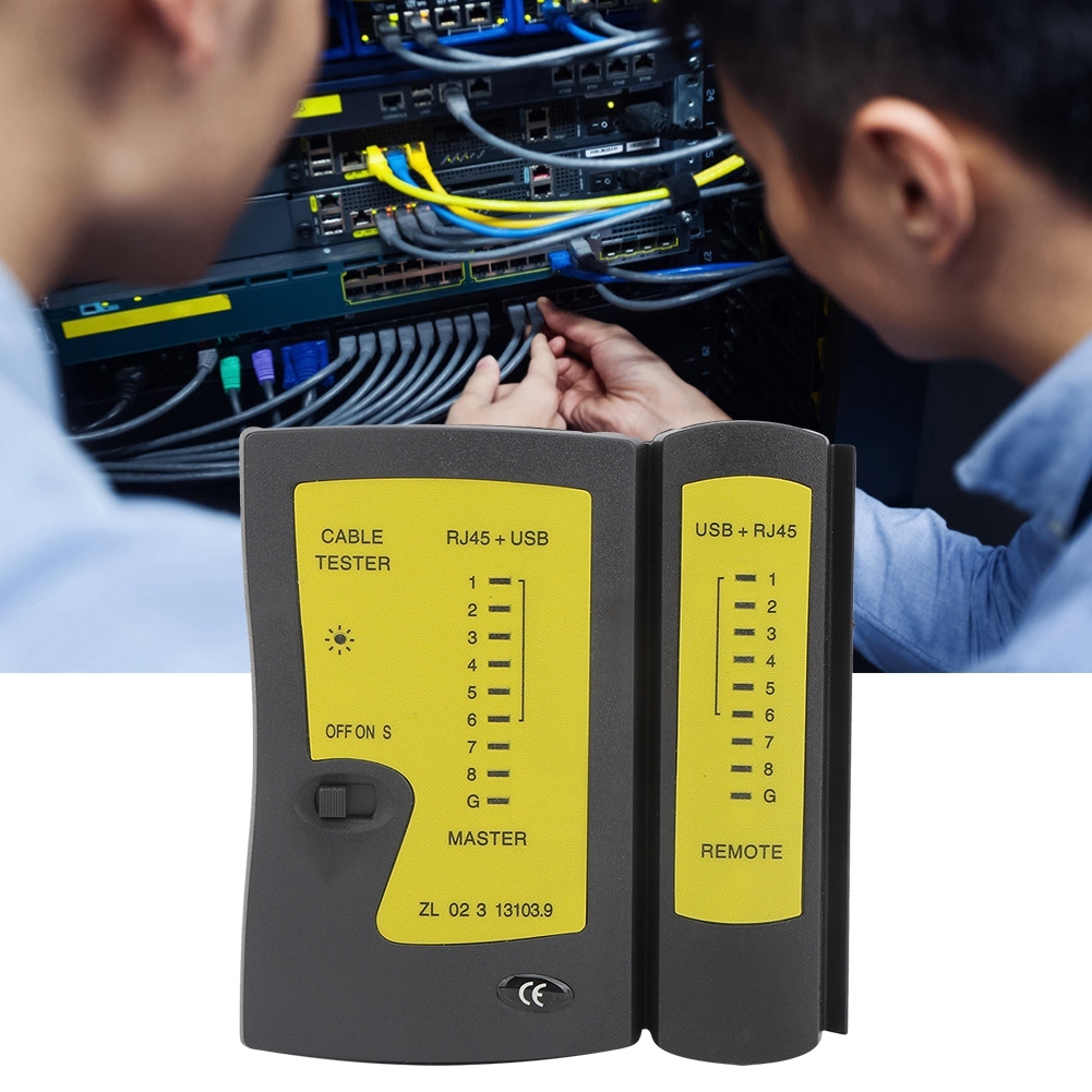 Cocosity Cable Tester,Network Cable Tester,RJ45+USB Test Tool,Phone Cable Tester,Cable Tester Detector