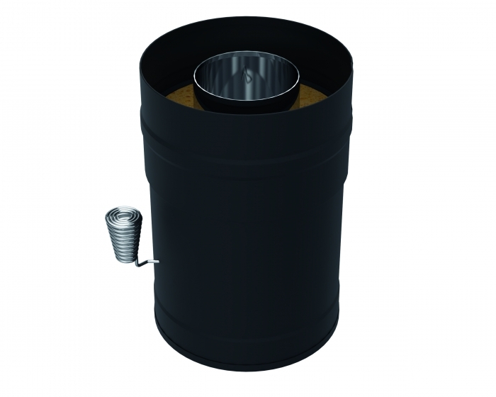 Harvia Schieber Vom Stahlschornstein - Schwarz WHP270SPM