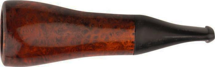 Hauser Zigarrenspitze Bruyère orange / black, 17mm