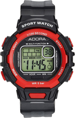 Adora AL3526 1-205881-001 Kinder Uhr Digital Quarz 5Bar