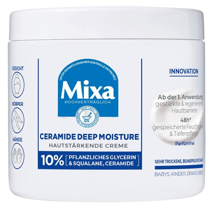 Mixa Ceramide Feuchtigkeitscreme, 400ml