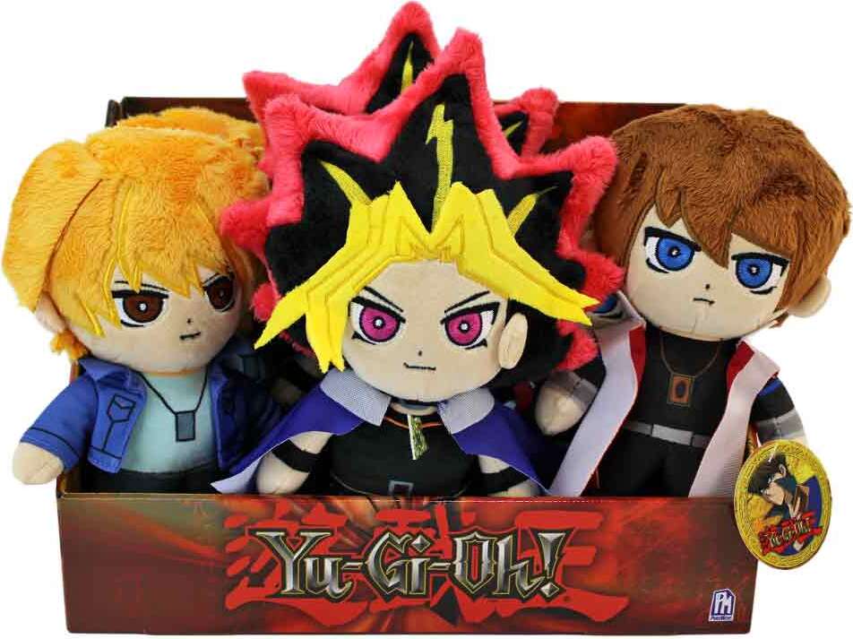 Click Distribution (UK) Ltd. Yugioh Kuscheltiere Yugi, Kaiba & Joey im Display