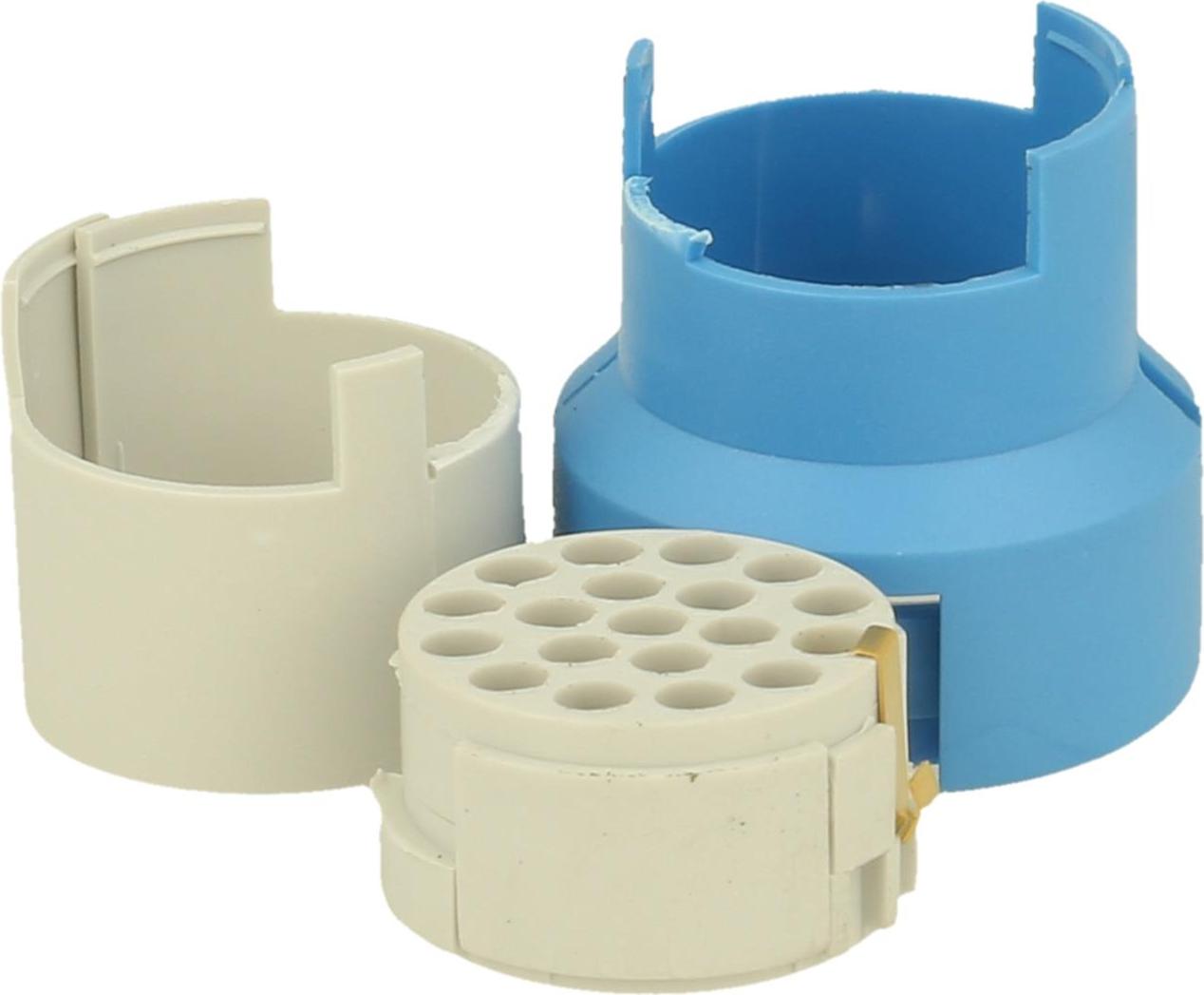 7003919111 HUMMEL M23 signálny krimpovací kontakt zasunutý kolíkový krimpovací spoj, počet pólov 2+16+PE 100V ovládací kontakt 100V,