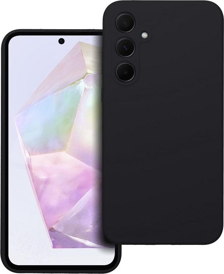SILIKÓNOVÝ 2mm kryt na mobilný telefón vhodný pre SAMSUNG A35 5G čierny