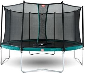 BERG trampolína okrúhla 330 cm zelená s bezpečnostnou sieťou Comfort - Favourite Regular