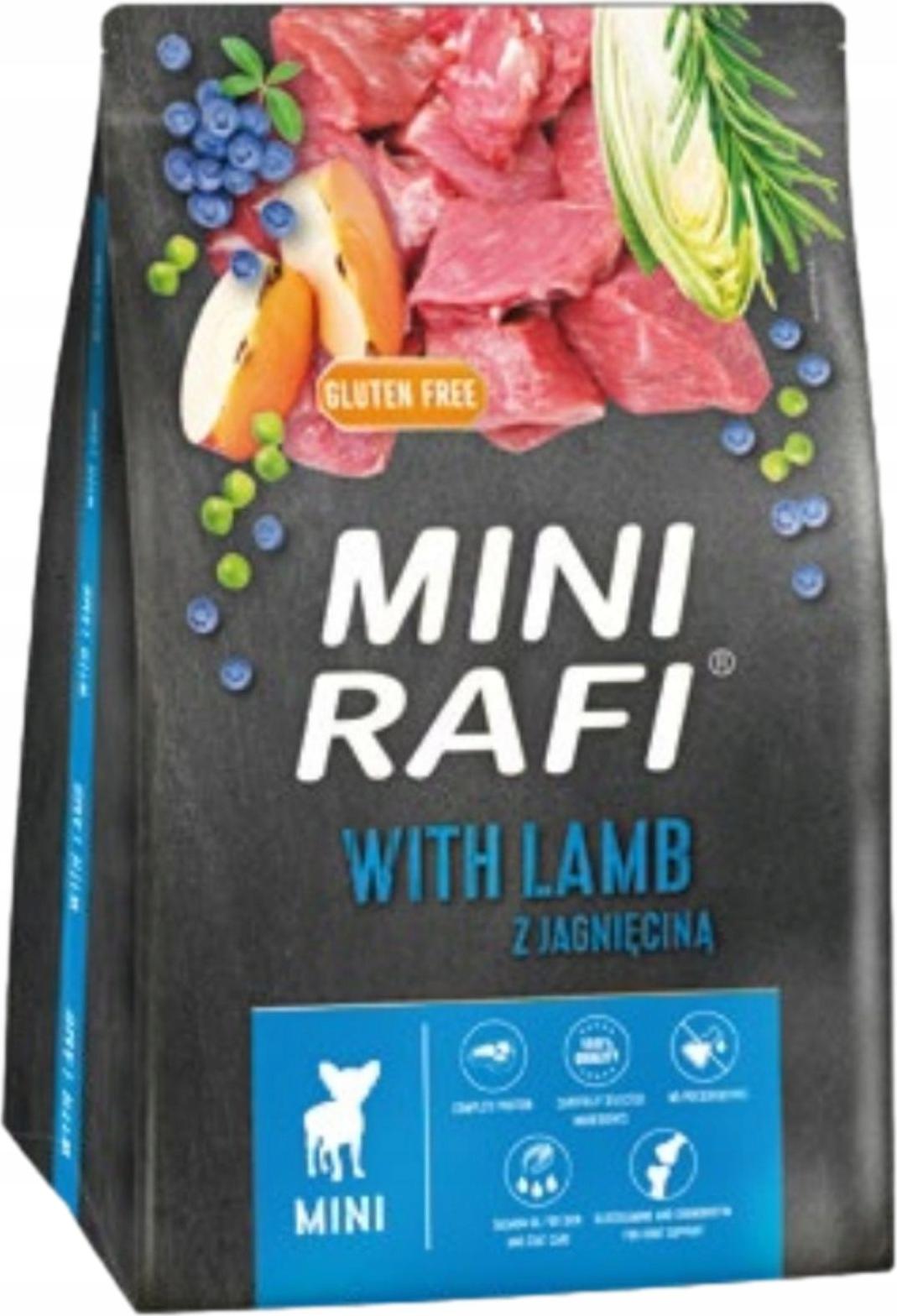 RAFI Mini with lamb - trockenfutter für Hunde - 3kg