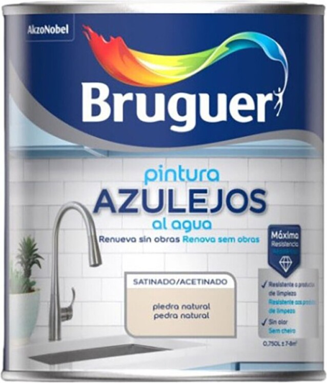 Farbe Bruguer Stein natürlich 750 ml Fliesen und Kacheln S7926887