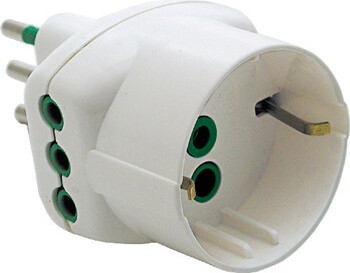 FME 87210 Sieťový adaptér typ L (IT) univerzálny biely