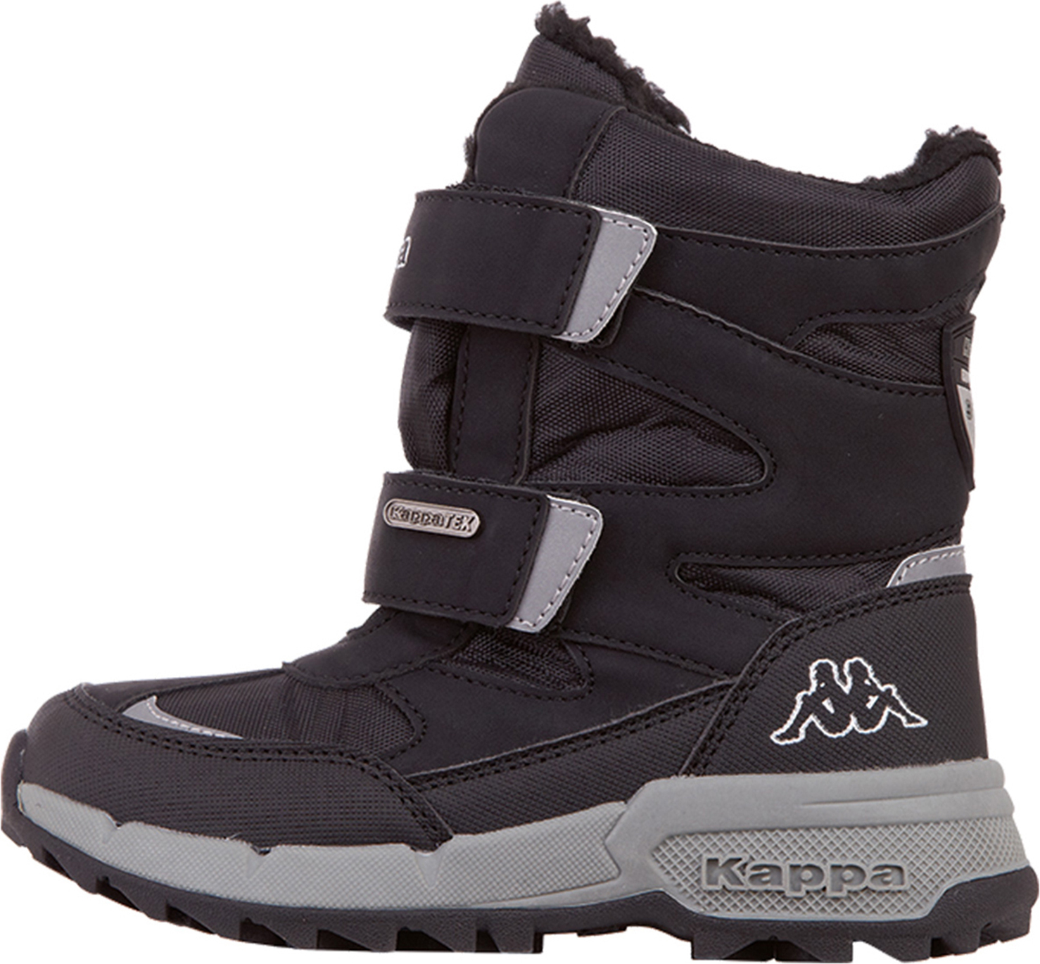 Kappa Unisex Kinder Stiefel BLACKPOOL TEX – Winterschuhe Mit Wasserdichter Membran & Warmfutter, Grau
