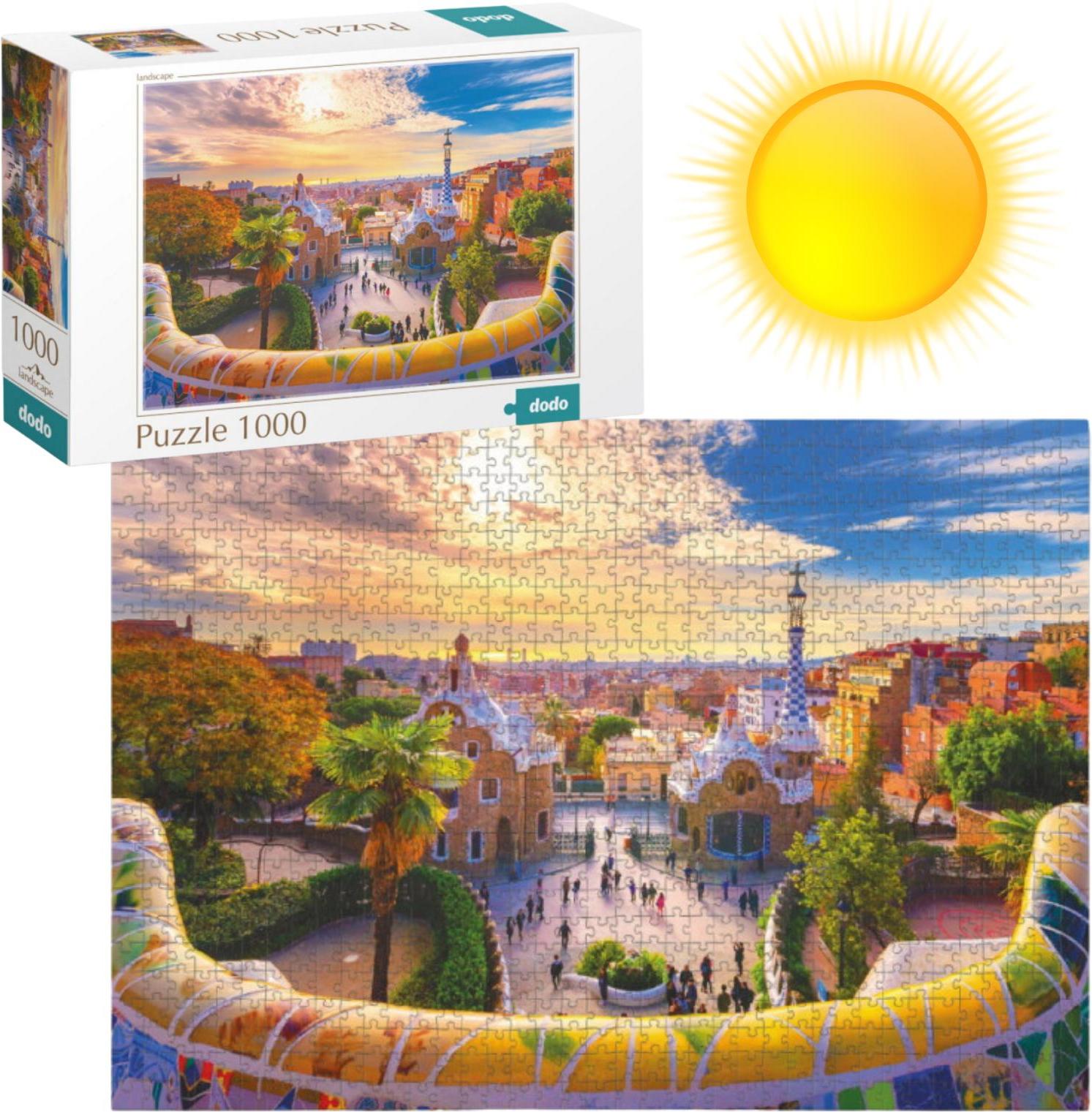 DoDo Park Guell Barcelona Puzzle 1000 Teile Zum Zusammensetzen Für Die Ganze Familie