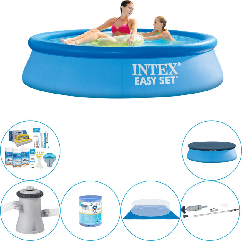 Intex Easy Set Round 244x61 cm - Bazén vrátane príslušenstva