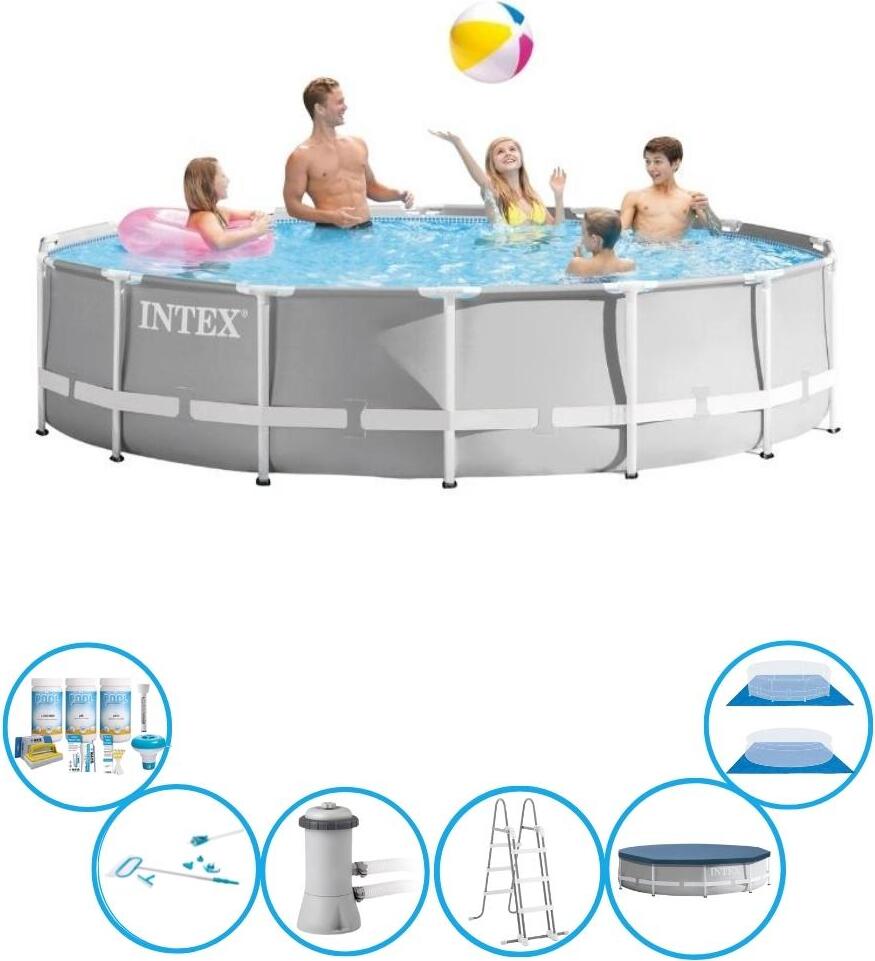 Rám bazéna Intex Prism - vrátane príslušenstva - 457x107 cm