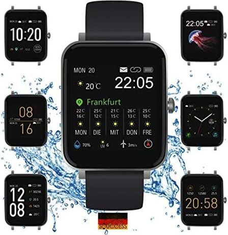 SMARTWATCH Always ON Display, FITNESSTRACKER, PULSE METER, PACE COUNTER PRE MUŽOV A ŽENY, VEĽKÝ 1,54" displej 3ATM WATERPROOF IOS/Android