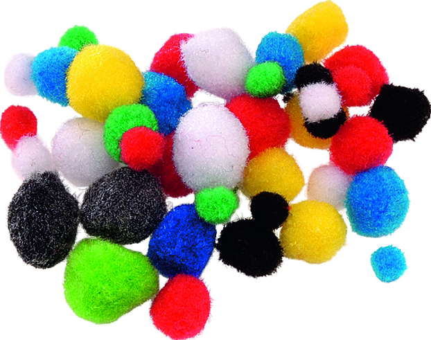 KnorrPrandell 6XKNORR prandell 212681091 Pompon8-20mm sort