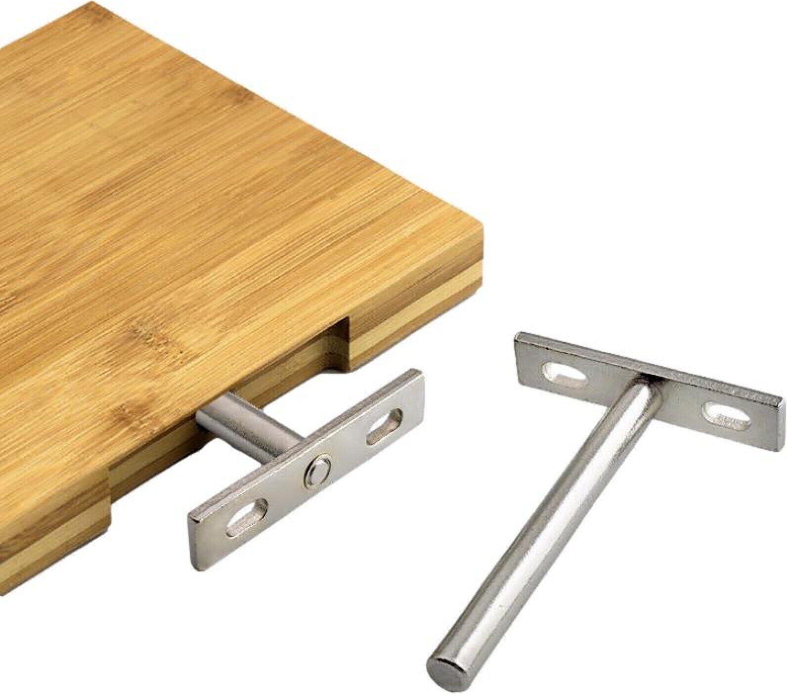 Lot De 5 Paires (10 Pièces) De Supports D'étagère Pliables En