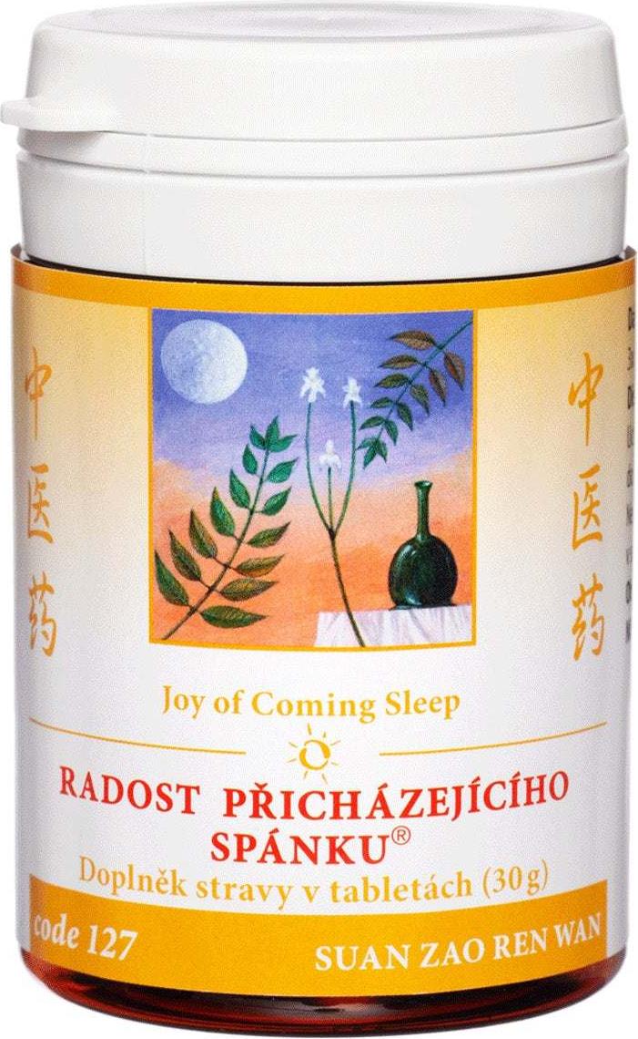 TCM Herbs 127 Freude des sich einstellenden schlafes (SUAN ZAO REN WAN), 100 tbl