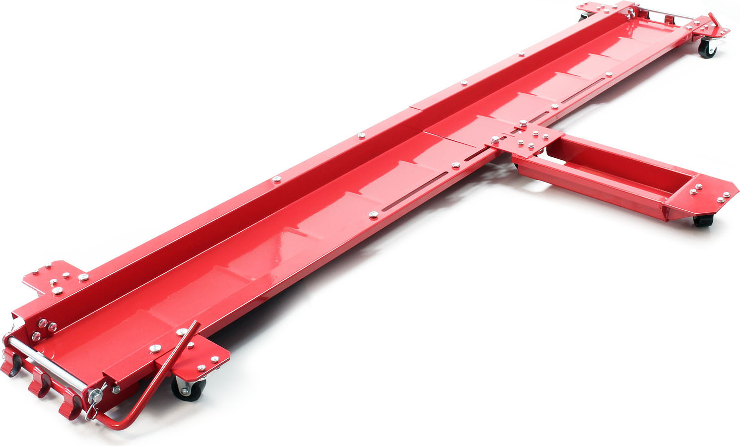 Wiltec Rangierschiene Motorrad bis 570 kg Rangierhilfe Rangierheber Rangierplatte 51367