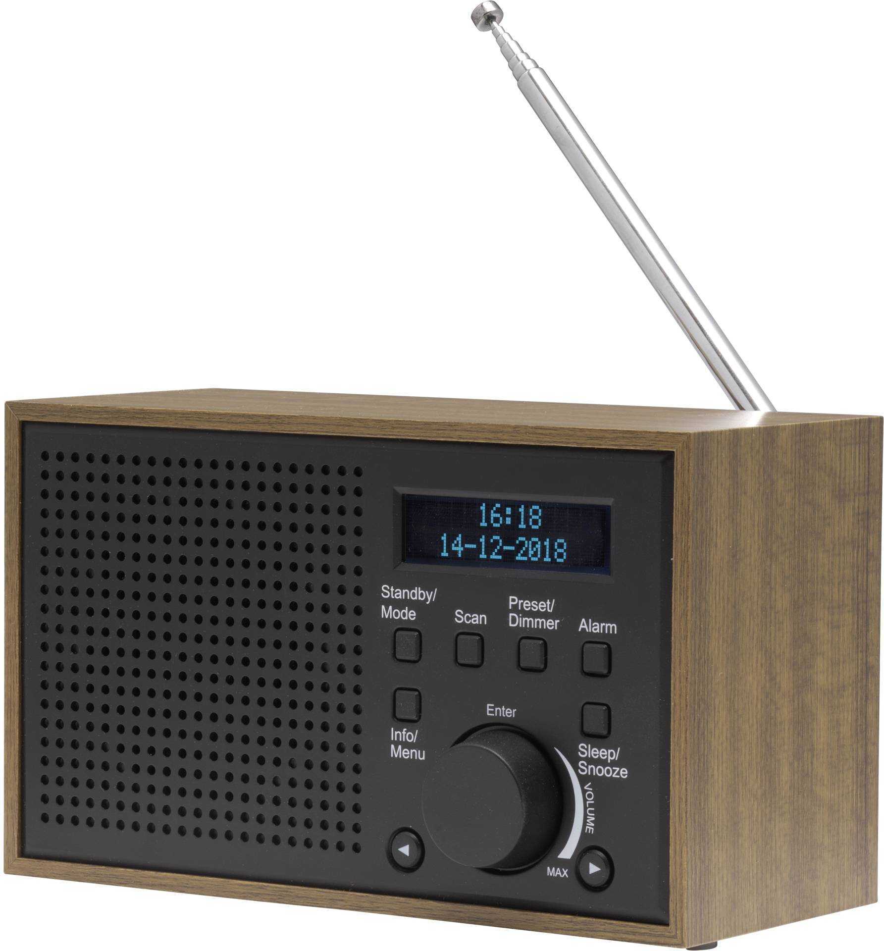 Denver Electronics Denver Radio UKW DAB+ Digitalradio DENVER DAB 46 dark grey 111111000390