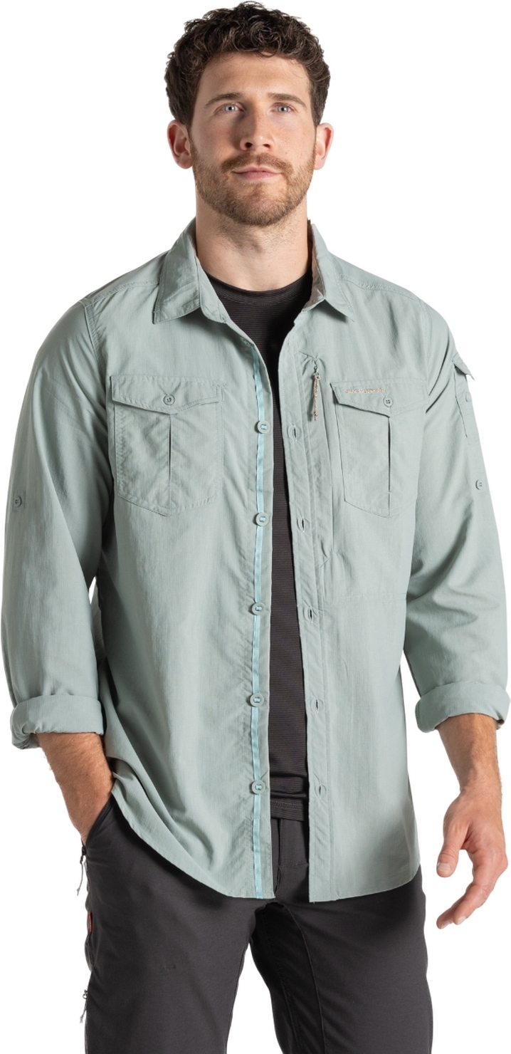 Craghoppers Kiwi Gris - Vêtements Chemises manches courtes Homme 36,70 Craghoppers Kiwi Gris - Vêtements Chemises manches courtes Homme 36,70