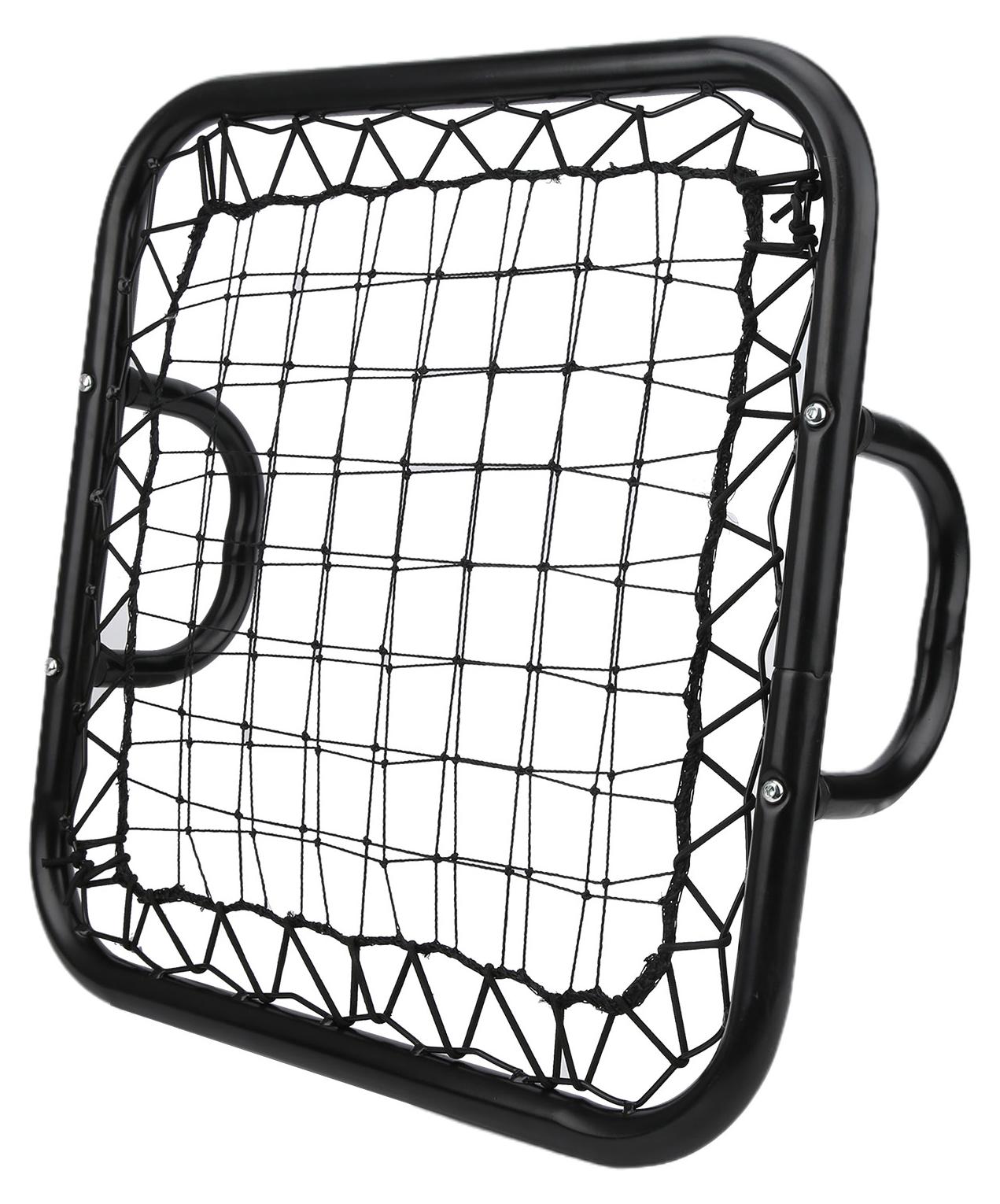 Gistuch Handheld Rebounder Springback Net Torwart-Trainingsausrüstung Fußballtür Schwarz