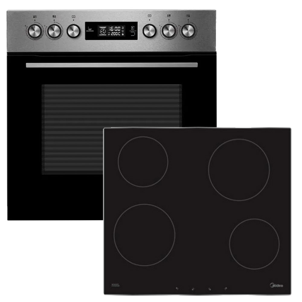 Midea - OSK 4875 IX - Einbau-Herdset - Induktion - Edelstahl
